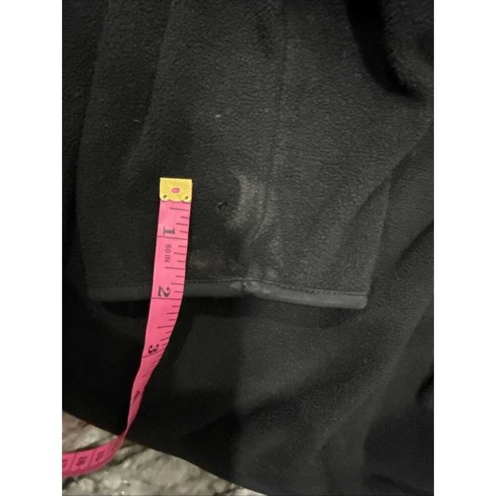 Nautica Black Fleece Pullover Jacket - Mens L